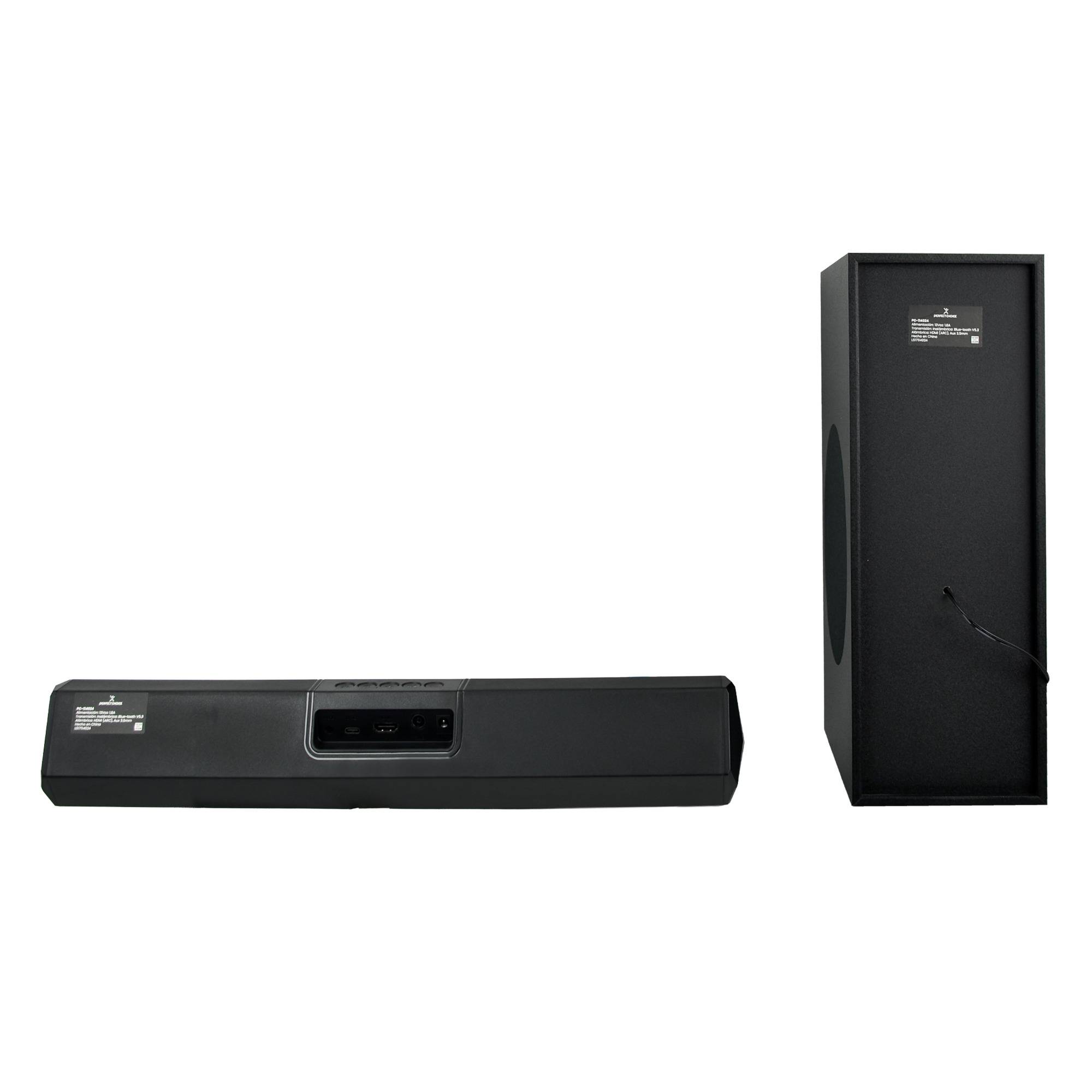 Barra de Audio con luz RGB y Subwoofer 70W Emphoria | PERFECT CHOICE
