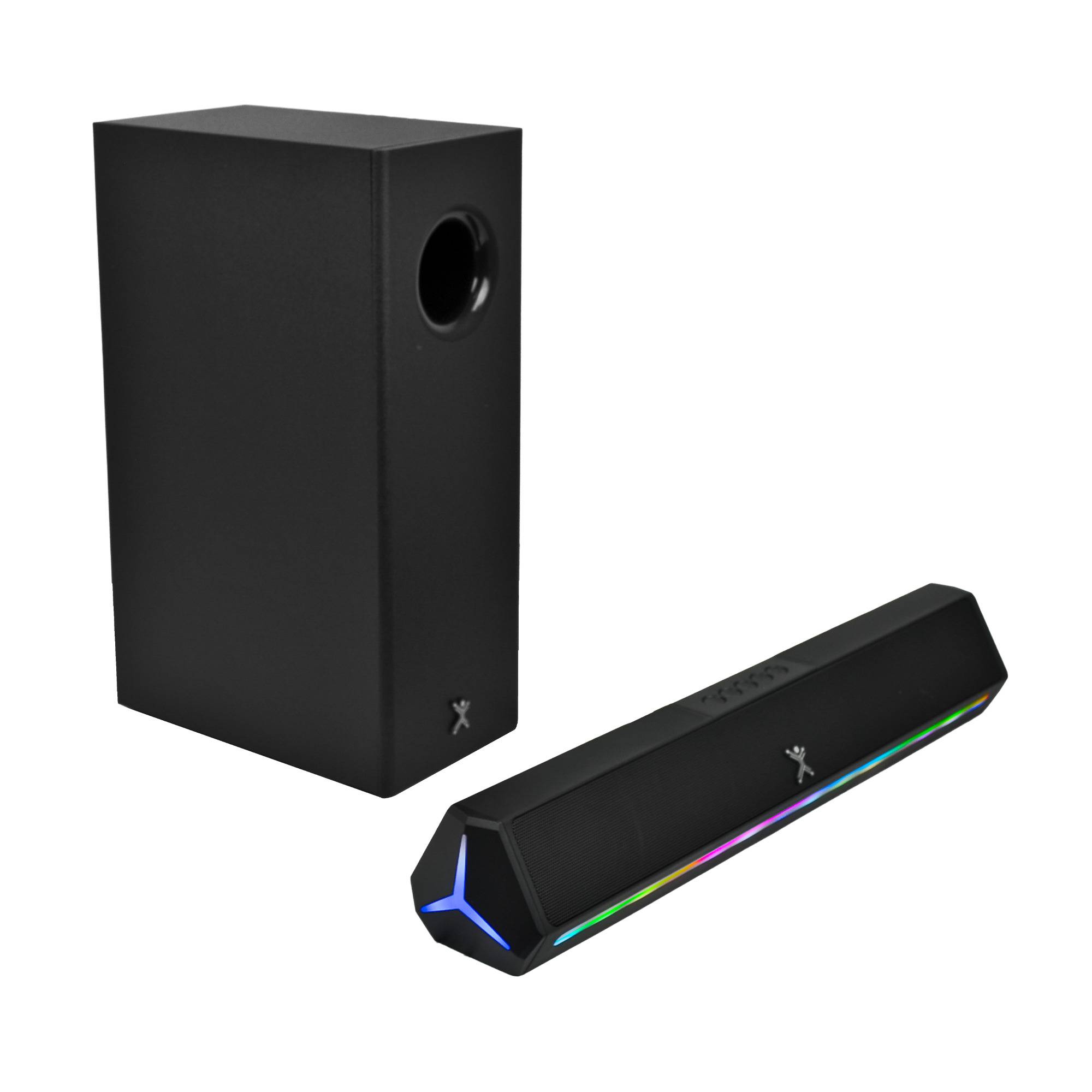 Barra de Audio con luz RGB y Subwoofer 70W Emphoria | PERFECT CHOICE
