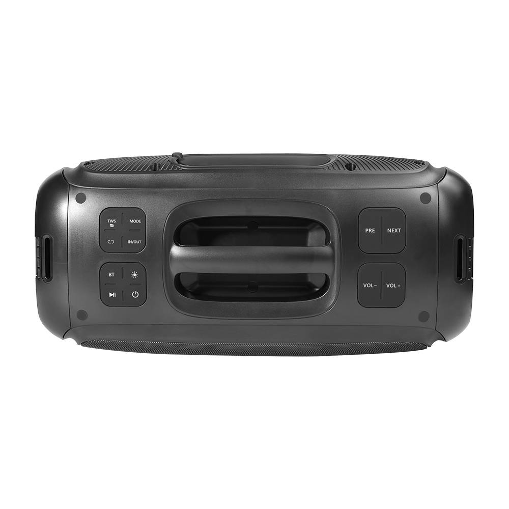 Bocina Vorago KSP-530 Bafle Karaoke speaker, Micro SD, Bluetooth 5.0, USB, 3.5 mm, TWS, Radio FM, Incluye micrófono inalámbrico y control remoto