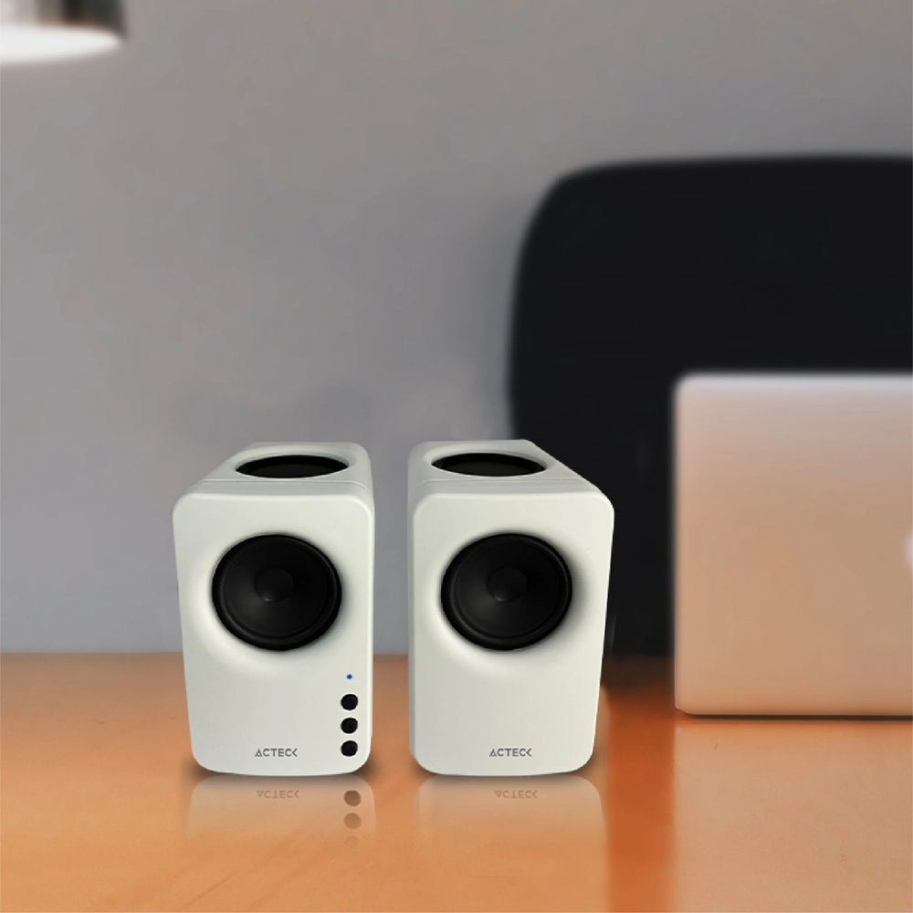 Bocinas Bluetooth Dynamic Exact Mini BS475 Advance Series, Sonido Estéreo 2.0,Potencia 10w RMS, Conexiones: Bluetooth 5.3v, Auxiliar, Adaptador de Corrient