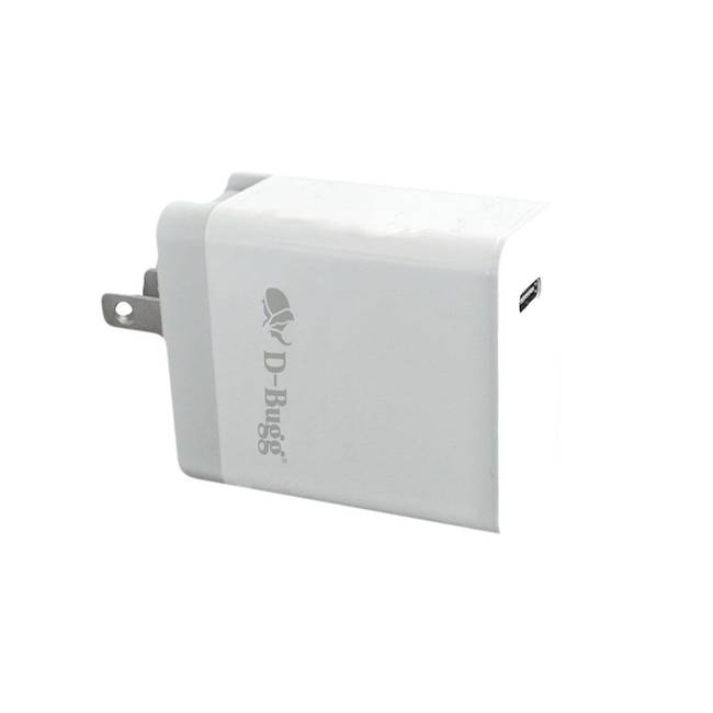 CARG PARED DBUGG TIPO C 30W T43 Cargador de Pared Multidispositivo / 1 puerto de salida USB Tipo-C / Potencia de salida de 30W
