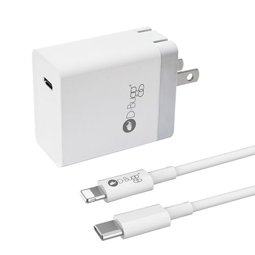 CARG PARED DBUGG TIPO C 30W T43 Cargador de Pared Multidispositivo / 1 puerto de salida USB Tipo-C / Potencia de salida de 30W
