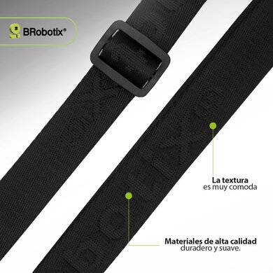 CORREA DE HOMBRO PARA FUNDA DE USO RUDO, COLOR NEGRO, 6005347 BROBOTIX
