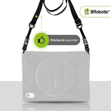 CORREA DE HOMBRO PARA FUNDA DE USO RUDO, COLOR NEGRO, 6005347 BROBOTIX