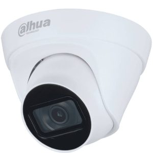Camara DAHUA DH-IPC-HDW1230T1P-A-0280B-S6 - Cámara IP Domo 2MP con lente de 2.8 mm y ángulo de visión de 102 grados, micrófono integrado, IR de 30m, IP67,