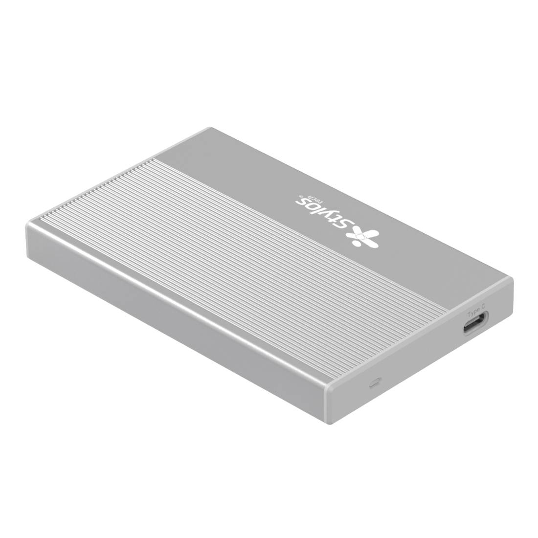 Enclosure Stylos STEN251S 2.5 Pulgadas Interfaz Tipo C, Gabinete para SSD y HDD de 2.5 Pulgadas con un grosor de 9.5 mm Soporta protocolo de transporte UAS