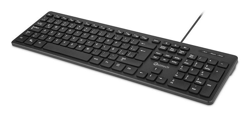 GETTTECH TECLADO SLIM GGK-ESMWR-01