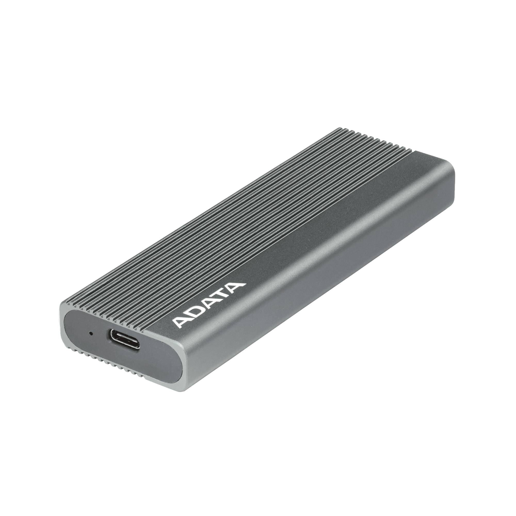 Gabinete externo para SSD ADATA EC680 para SSD M.2 PCIe, USB 3.2 Gen 2 Type-C (USB 10Gbps) . EC680-CCGY