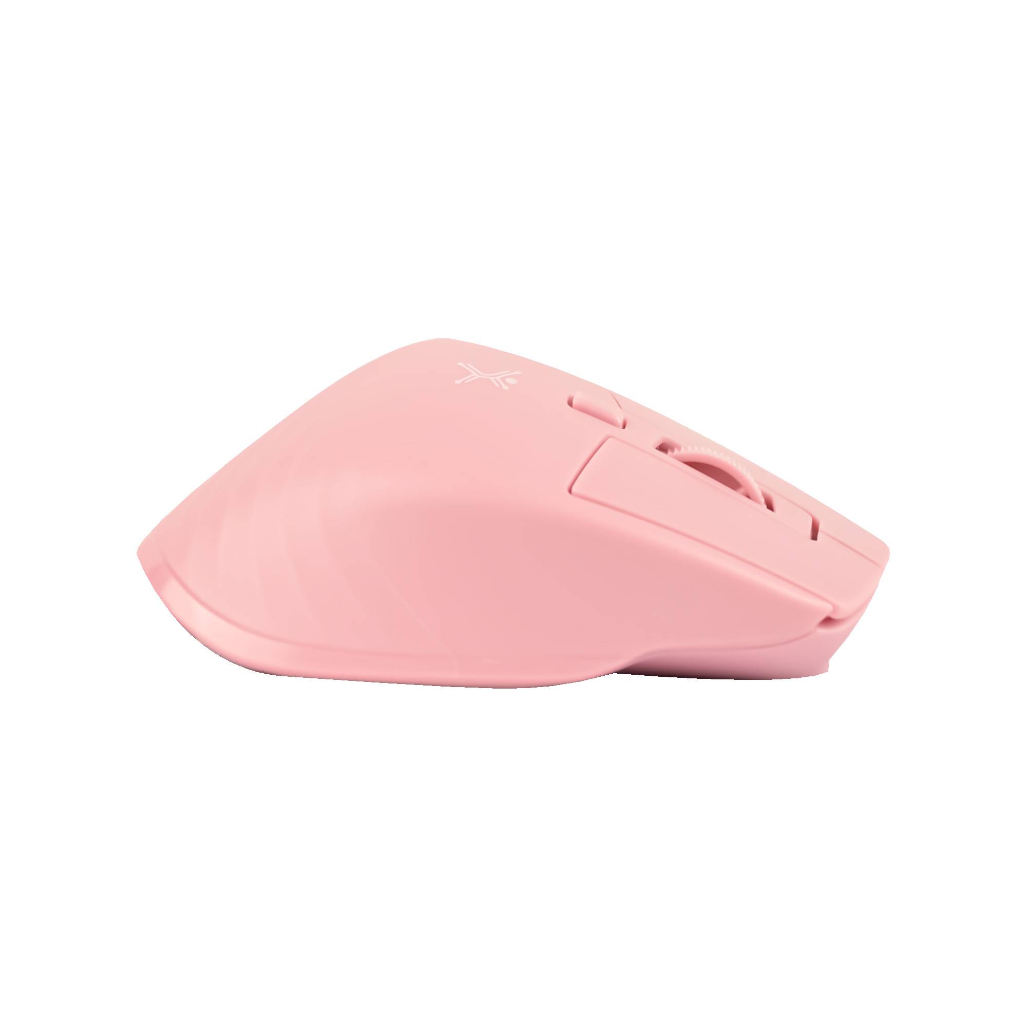 Mini Ratón Recargable Conexión Dual 2.4 GHz + Bluetooth Pixie Color Rosa | PERFECT CHOICE
