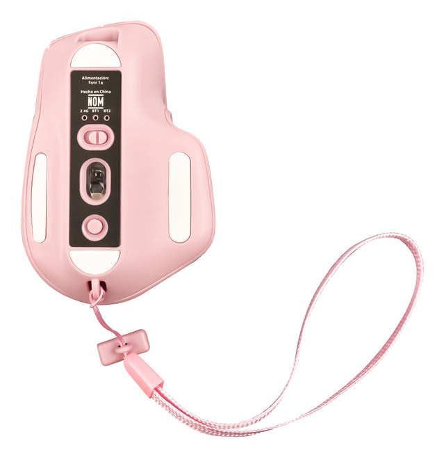 Mini Ratón Recargable Conexión Dual 2.4 GHz + Bluetooth Pixie Color Rosa | PERFECT CHOICE