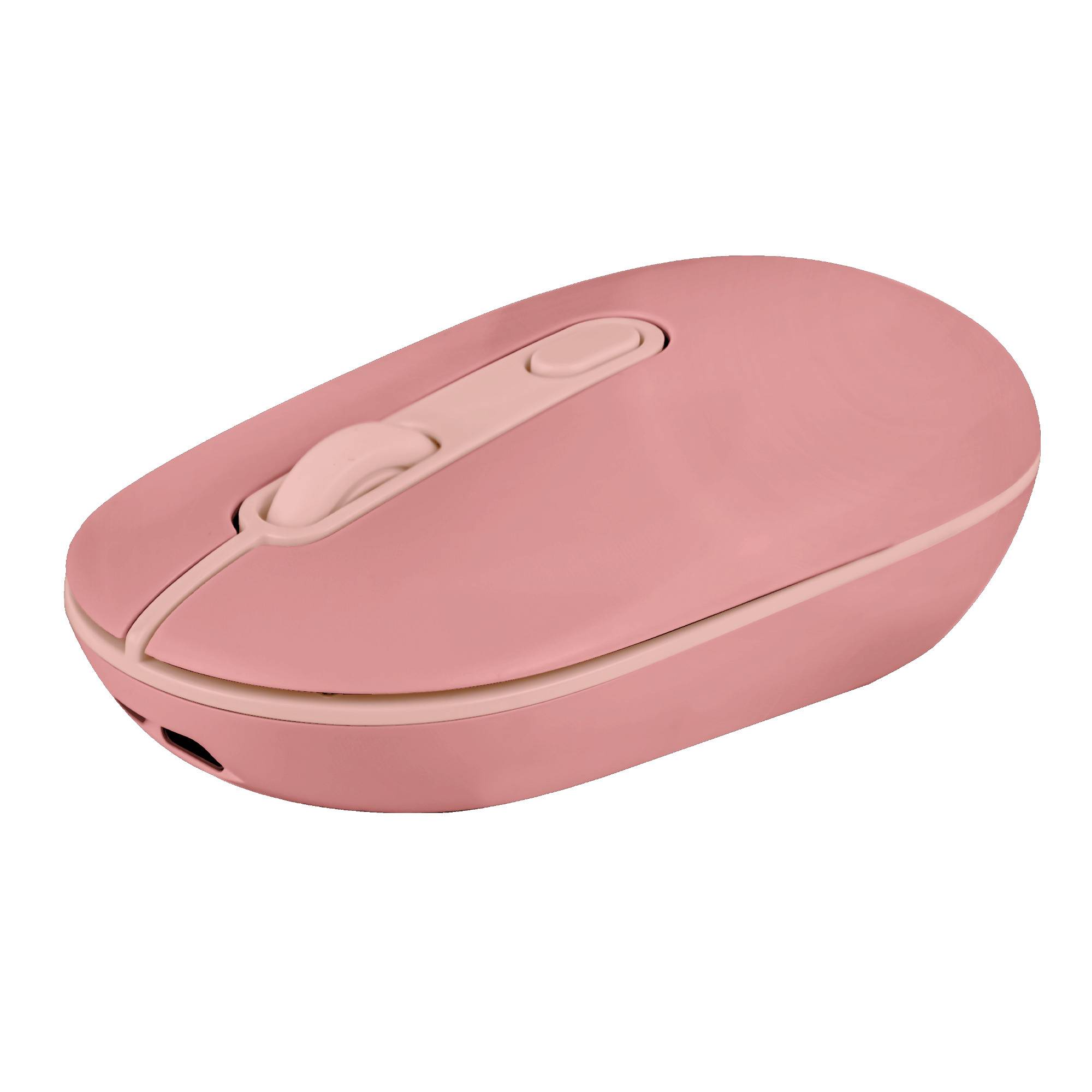 Mouse Recargable 2.4GHz + Bluetooth Clic Silencioso COLORI Color Rosa | PERFECT CHOICE
