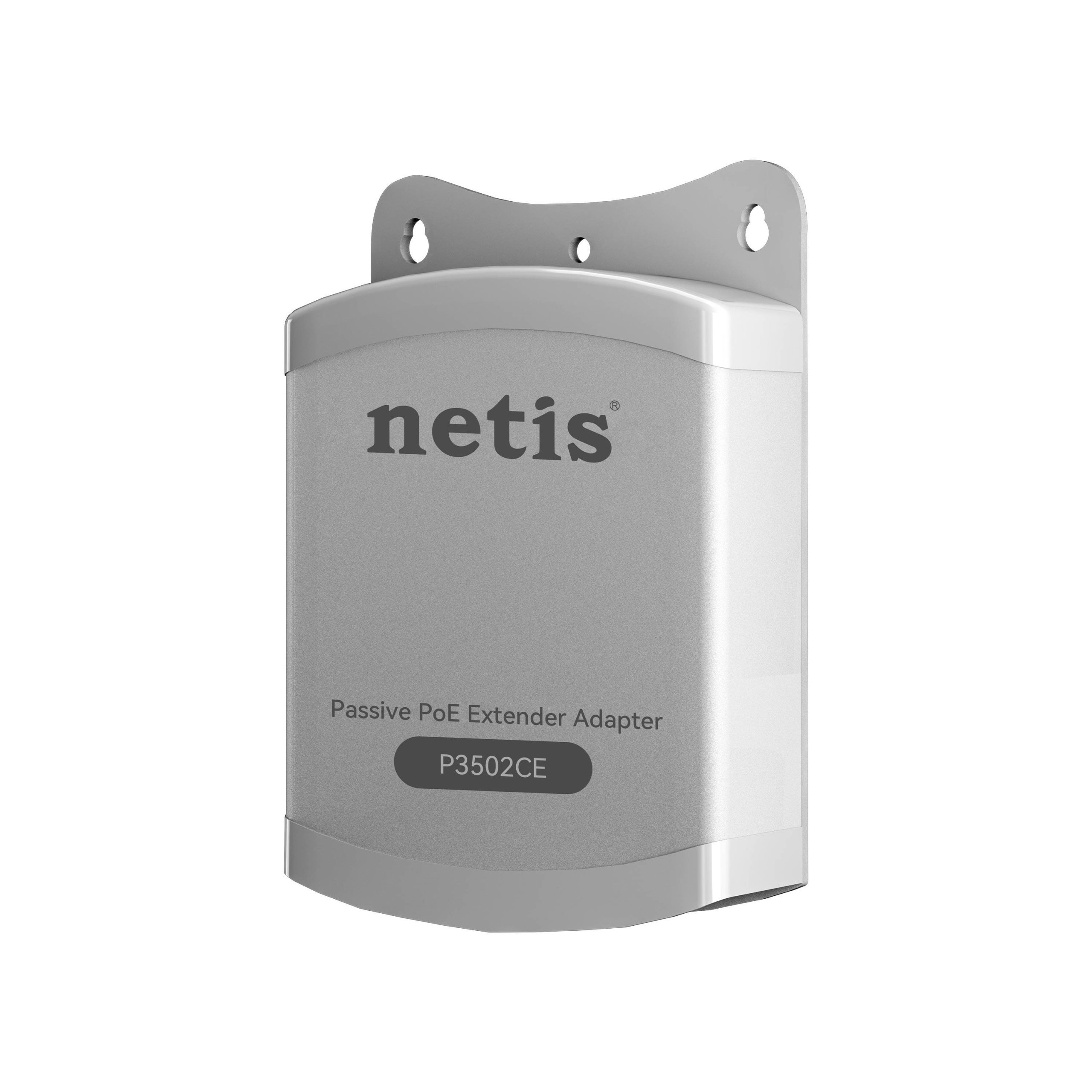 Netis Access Point P3502CE, Extensor POE, 2 puertos 100Mbps y 1 puerto Uplink 100Mbps, Pasivo, IP66 a prueba de agua, para exteriores
