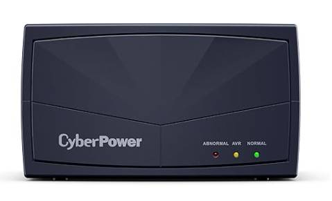 Regulador Cyberpower LB2500VR, Linea Blanca, 2500VA /1500W,Regulacion Automatica, Proteccion contra sobretensiones, AVR, color gris, panel frontal