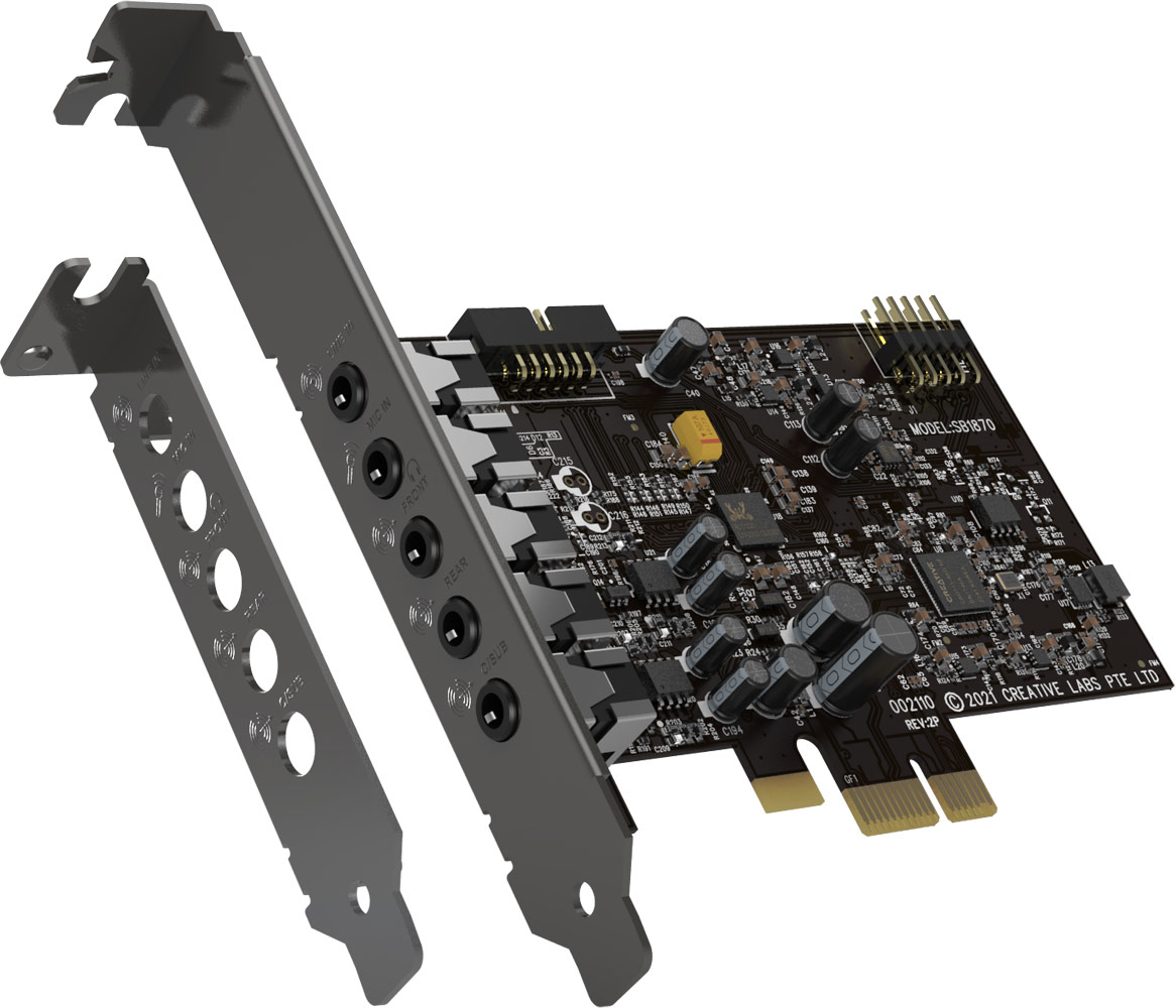 Tarjeta de sonido PCIe Creative Sound Blaster Audigy Fx v2 - SB1870 FX V2