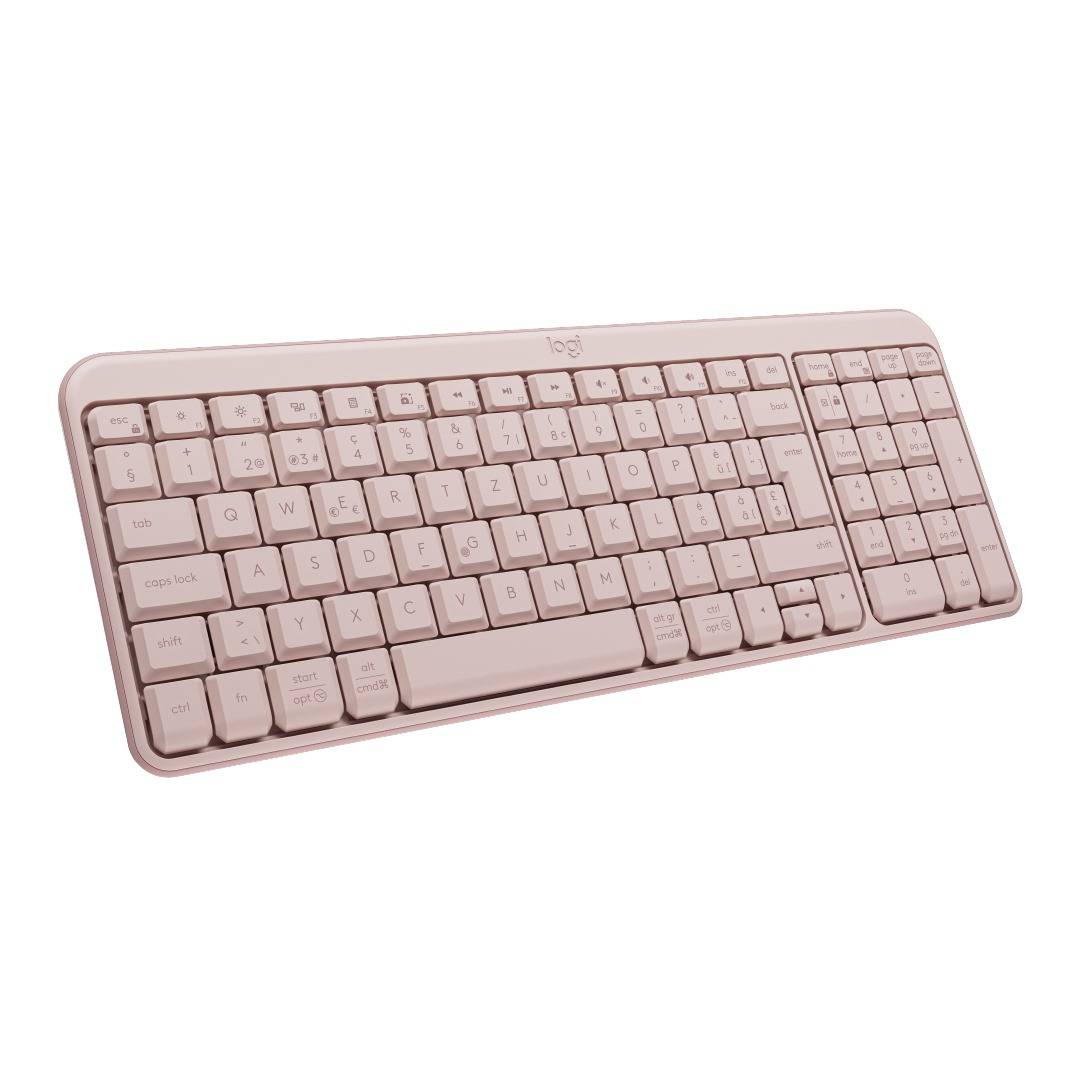 Teclado Logitech K250 920-013447 Color rosa.