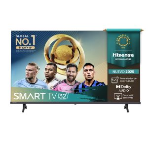Televisor Hisense 32A4NV, 32 pulgadas, LED HD, 1366 x 768 Pixeles, VIDAA SMART TV