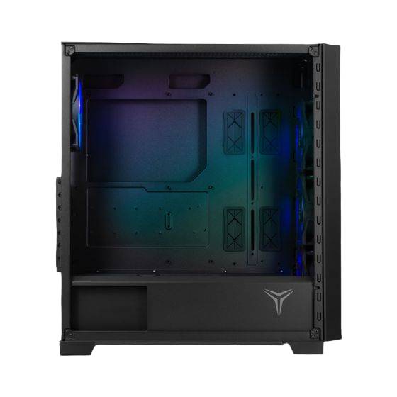 YEYIAN GABINETE GAMER PHOENIX CON PANEL DE MALLA, CHASIS METALICO, ATX, M-ATX, ITX, GPU 400MM, HASTA 9 VENTI 4 INCL, MOD. YCM-APPHO-02