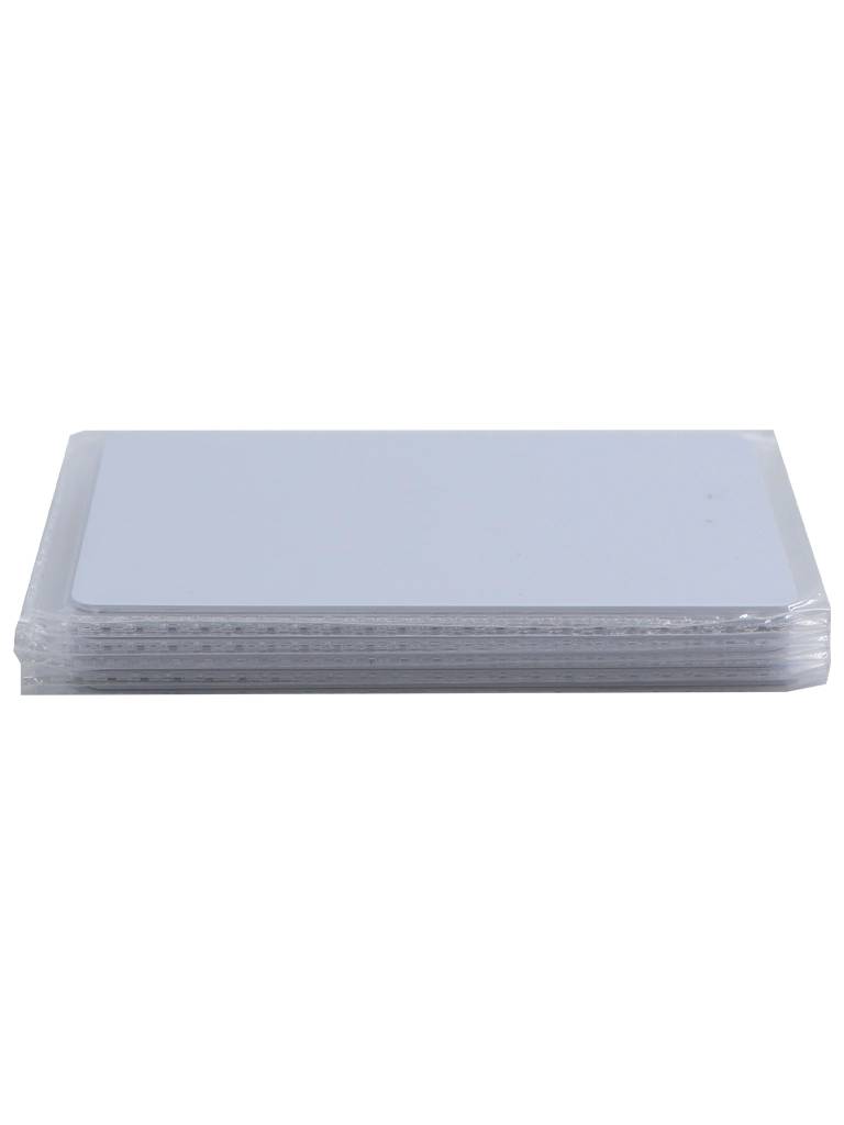 ZKTECO IDCARDNN - Paquete de 10 Tarjetas ID con Frecuencia de 125 kHz, 1 mm de Grosor, Sin Folio Impreso