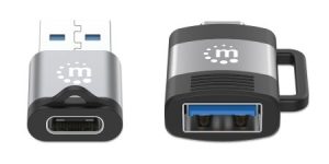 Kit de adaptadores USB-C a USB-A y USBA a USB-C (356329) MANHATTAN