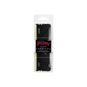 MEMORIA RAM KINGSTON FURY BEAST BLACK XMP RGB DIMM DDR4 16GB 3200MT/S CL16 2RX8 1.35V