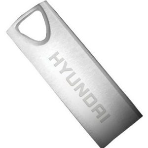 Memoria USB HYUNDAI U2BK/32GAS, Plata, 32 GB, USB 2.0, 10 MB/s, 3 MB/s