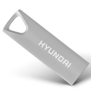 Memoria USB HYUNDAI U2BK/32GAS, Plata, 32 GB, USB 2.0, 10 MB/s, 3 MB/s