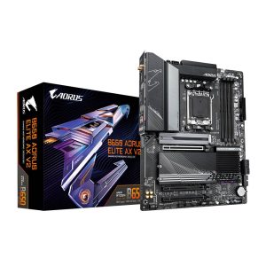TARJETA MADRE GIGABYTE ATX B650 A ELITE AX V2 DDR5, AM5, 64 GB, PARA AMD