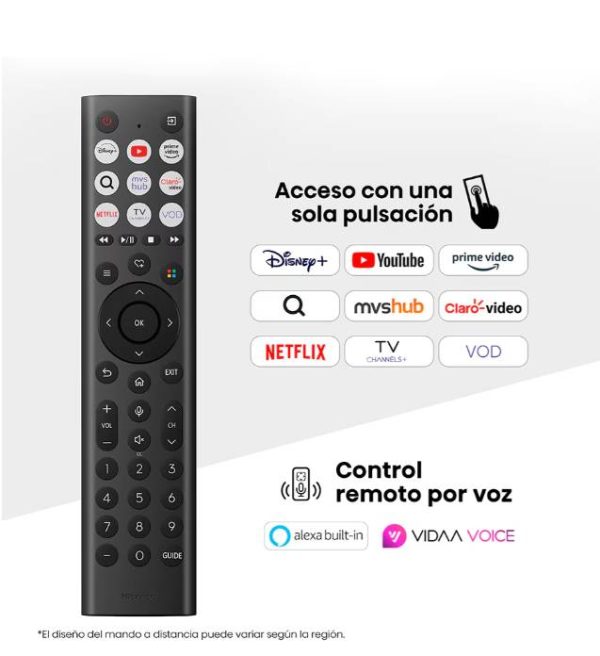 Televisor Hisense 75QD6QV, 75 pulgadas, QLED, QUANTUM DOT, 4K UHD, 3840 x 2160 Pixeles, VIDAA SMART TV