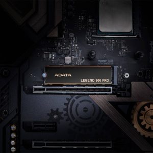 Unidad de Estado Sólido ADATA LEGEND 900 PRO 1TB PCIe Gen4 x4 M.2 2280, Velocidades de 7,400/6,000MB/s Con disipador de aluminio. SLEG-900P-1TCS
