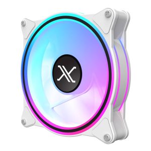 Enfriamiento Liquido Xzeal 240mm Redondo XZ413 para CPU 2 Fan x120mm Mangueras ARGB 3 pines + PWM 4 pines + Seguro para INTEL/AMD Blanco