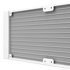 Enfriamiento Liquido Xzeal 240mm Redondo XZ413 para CPU 2 Fan x120mm Mangueras ARGB 3 pines + PWM 4 pines + Seguro para INTEL/AMD Blanco