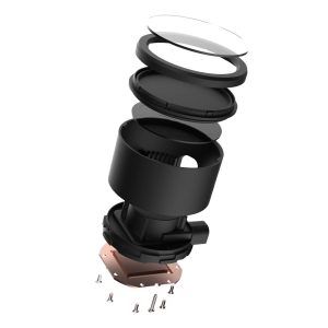 Enfriamiento Liquido Xzeal 360mm Redondo XZ414 para CPU 3 Fan x120mm Mangueras ARGB 3 pines + PWM 4 pines + Seguro para INTEL/AMD Negro