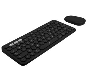 Kit de Teclado y Mouse Inalámbrico Bluetooth Dual 2.4GHz Froyo Color Negro| PERFECT CHOICE