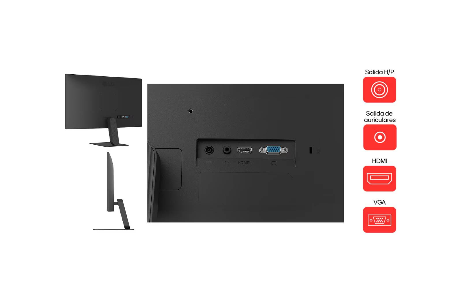MONITOR LG 24 PULGADAS 24U411A FHD IPS 120Hz S/ BORDES