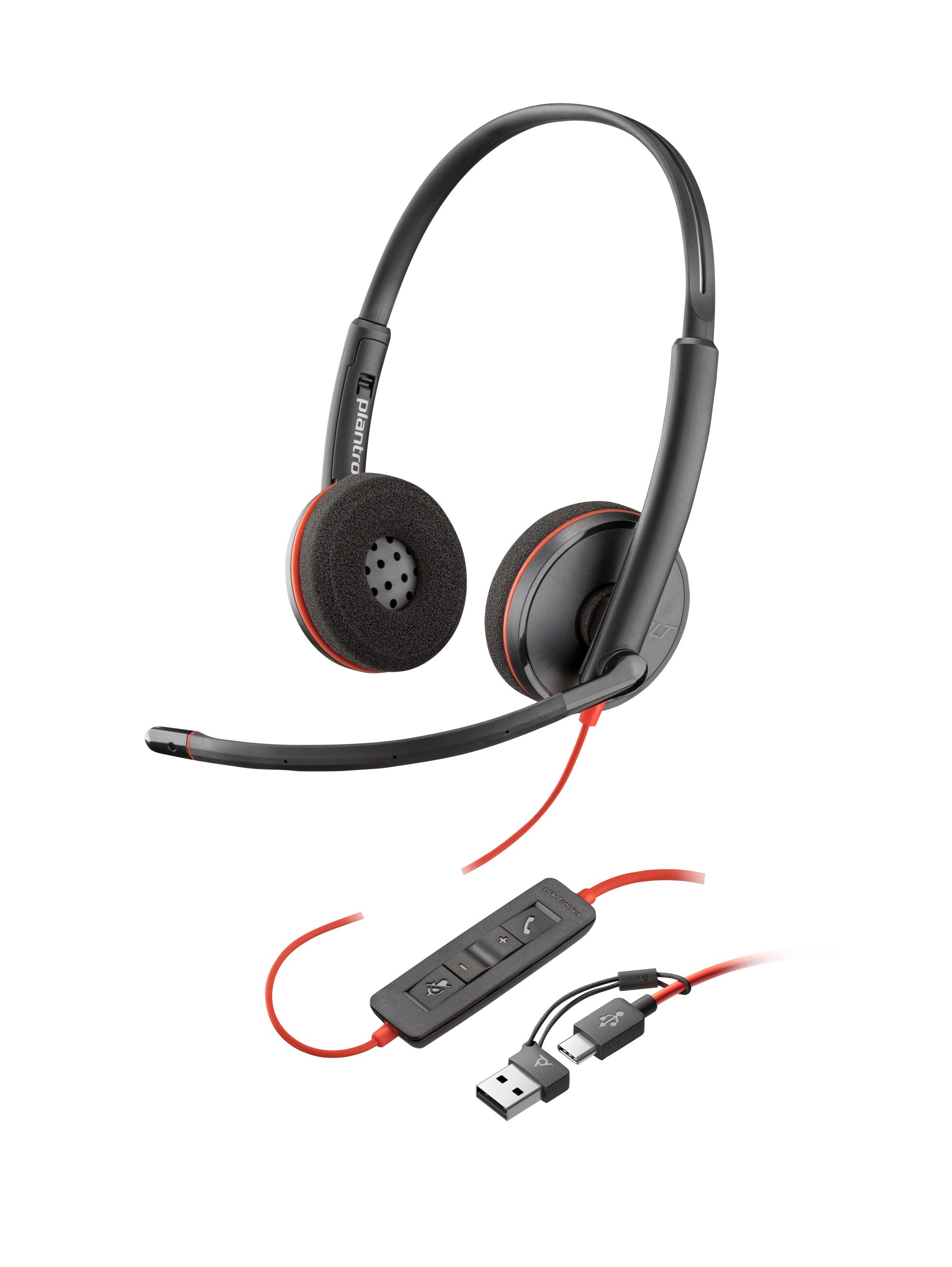 Poly Voyager Focus 2, adaptador USB-C/A , Binaural, certificacion zoom