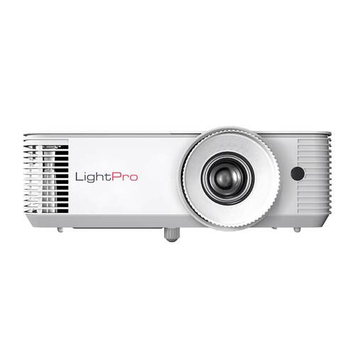 Proyector InFocus IN0002SL. Tecnología DLP, 4000 lúmenes. Resolución SVGA (800x600). Color blanco