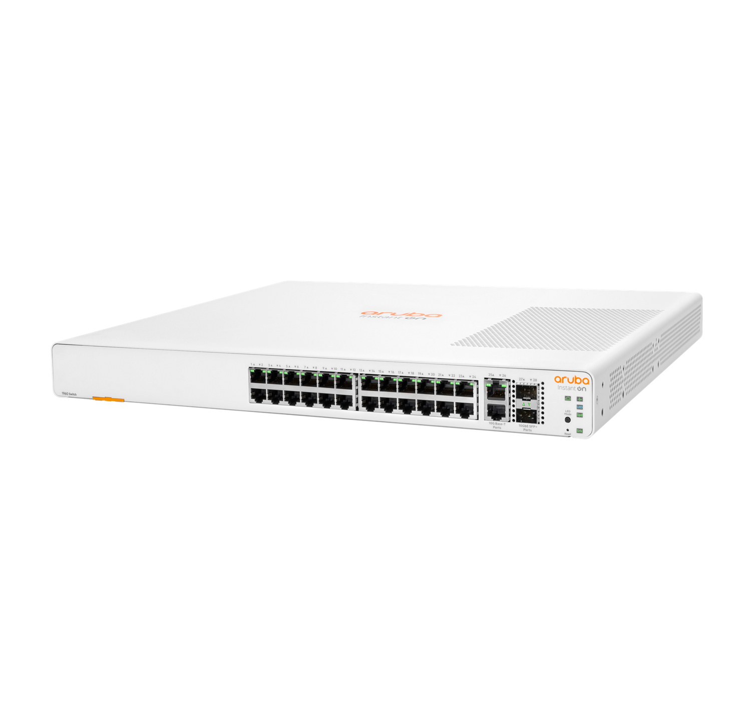 Switch HPE Instant On 1960, 24 puertos 1GbE + (2p-10Gb Ethernet) RJ-45, 2SFP+ (JL806A)