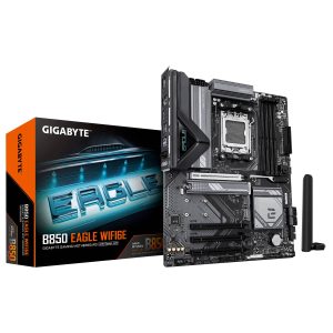 TARJETA MADRE GIGABYTE ATX B850 EAGLE WIFI6E DDR5, AM5, 64 BG, PARA AMD