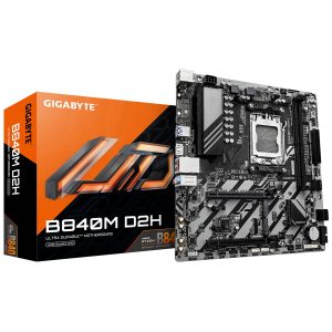 TARJETA MADRE GIGABYTE ATX GIGABYTE B840M D2H DDR5, AM5, 64 GB, PARA AMD