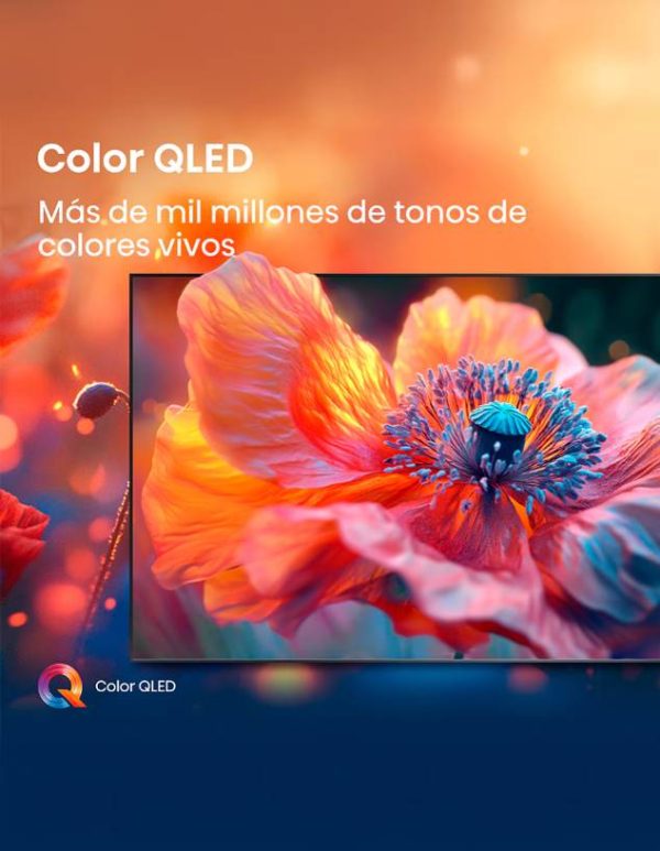 Televisor Hisense 55QD6QV, 55 pulgadas, QLED, QUANTUM DOT, 4K UHD, 3840 x 2160 Pixeles, VIDAA SMART TV