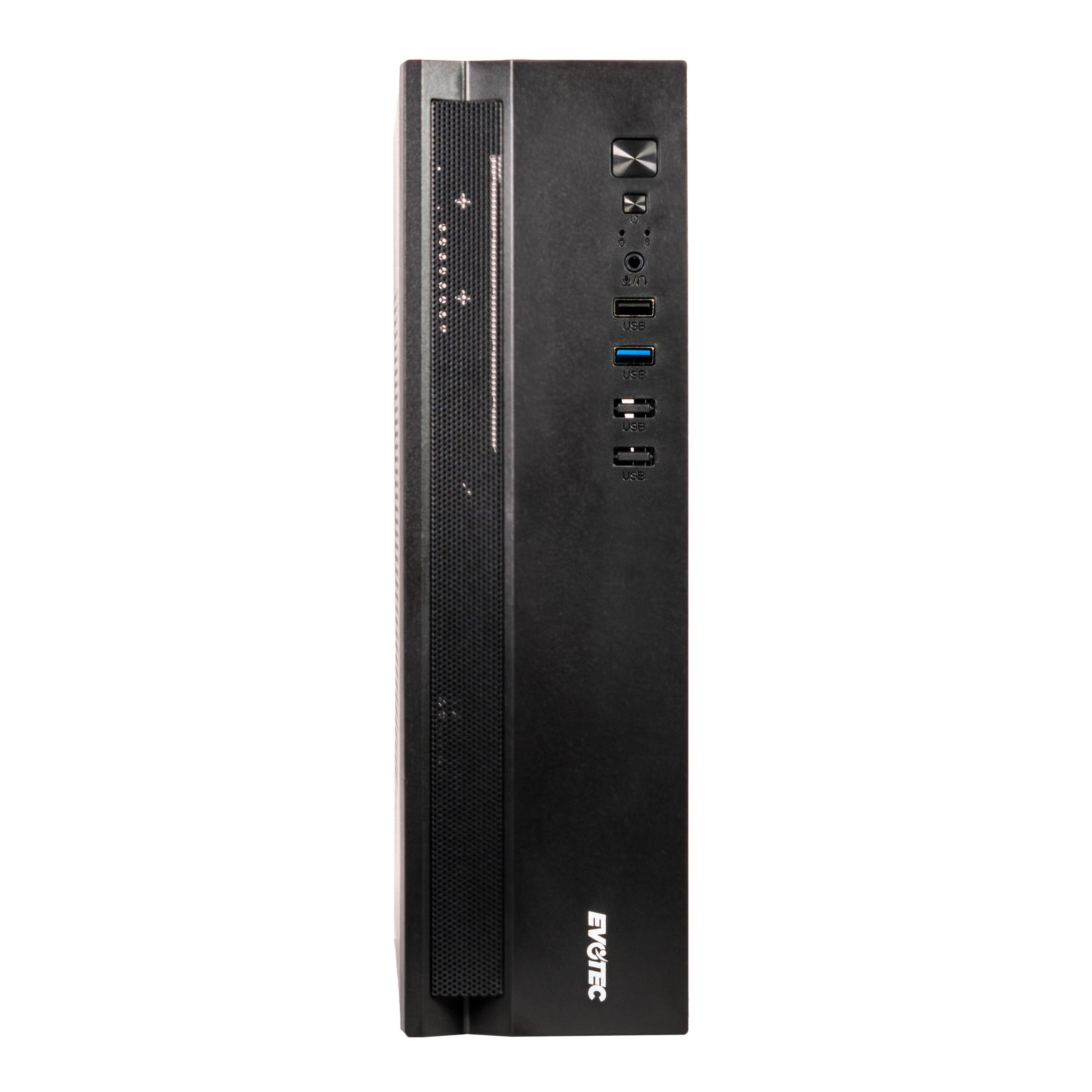 EVOTEC GABINETE SLIM MICRO ATX CON FUENTE 500W CÓRDOBA EV-1027