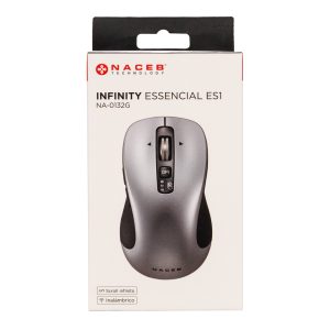 NACEB MOUSE INFINITY ESSENCIAL ES1 INALAMBRICO GRIS NA-0132G