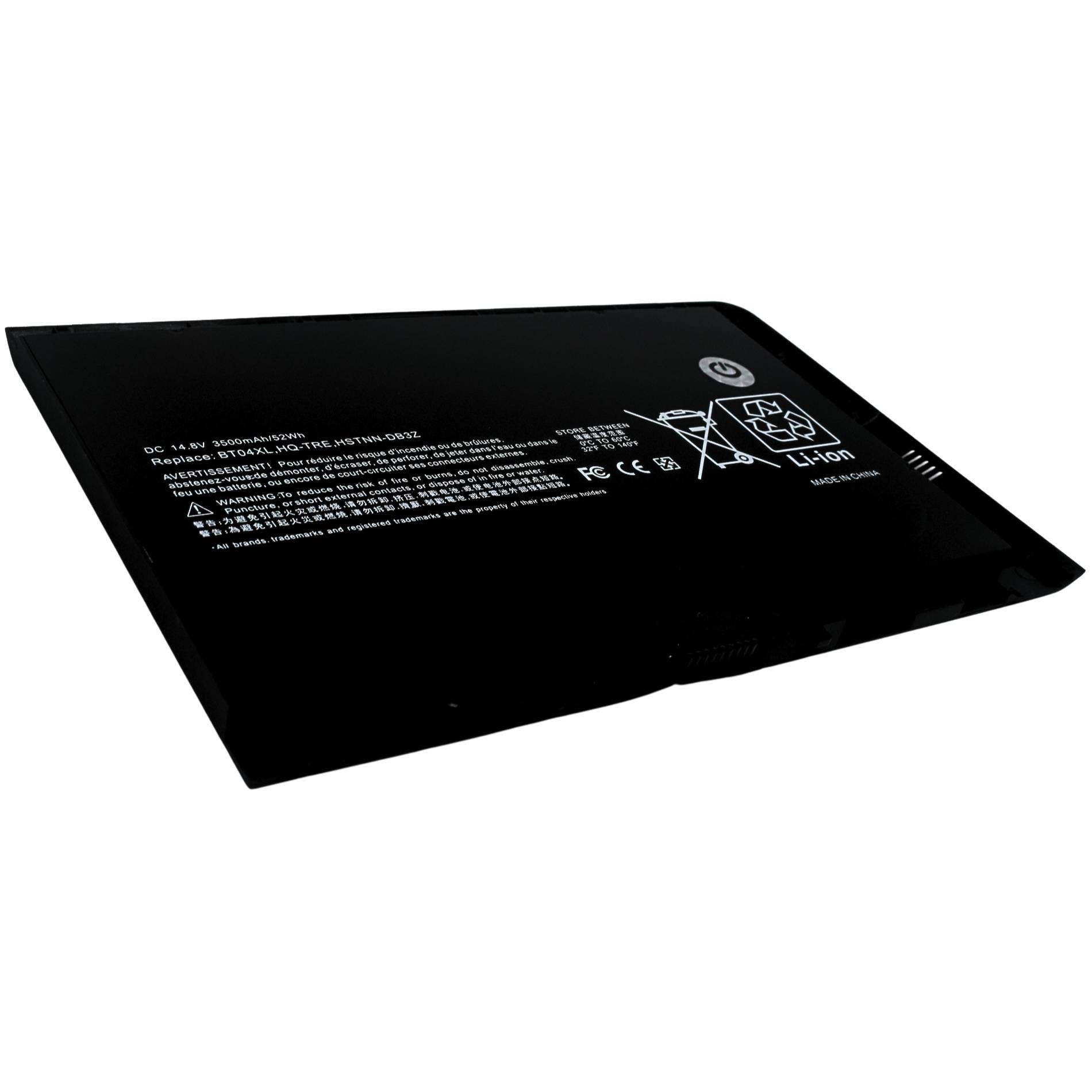 OTH9470 Bateria 4 celdas 14.8V 52Wh 3500Mah para HP EliteBook 9470 9480 Ultrabook BTO4 BA06 Marca Ovaltech