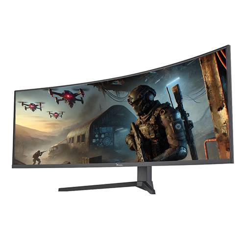 Monitor Xzeal 49 Xzeal XZ4090 Panel Curvo VA 5K 120Hz 4ms 2xDP + 2xHDMI Negro