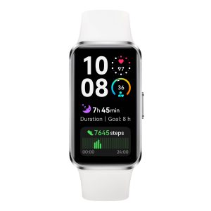 55020EKX HUAWEI Band 10 Aluminum White. Caja de aleación de aluminio pulido | Monitoreo de sueño avanzado | Asistente de bienestar emocional