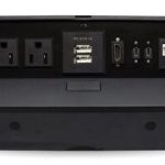 CAJA DE MESA/CAJA DE CONEXIÓN PARA MESA, CONECTORES USB-TIPO C, HDMI, USB, RJ45 CAT6, CORRIENTE, 406405, BROBOTIX