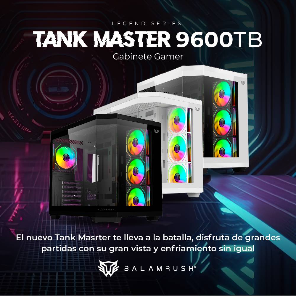 Gabinete Gamer Media Torre Tank Master 9600TB Legend Series