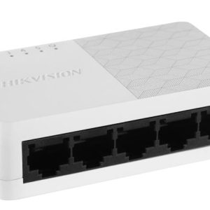 Hikvision DS-3E0105D-O, Switch No Administrable de 5 Puertos 10/100 Mbps para Escritorio