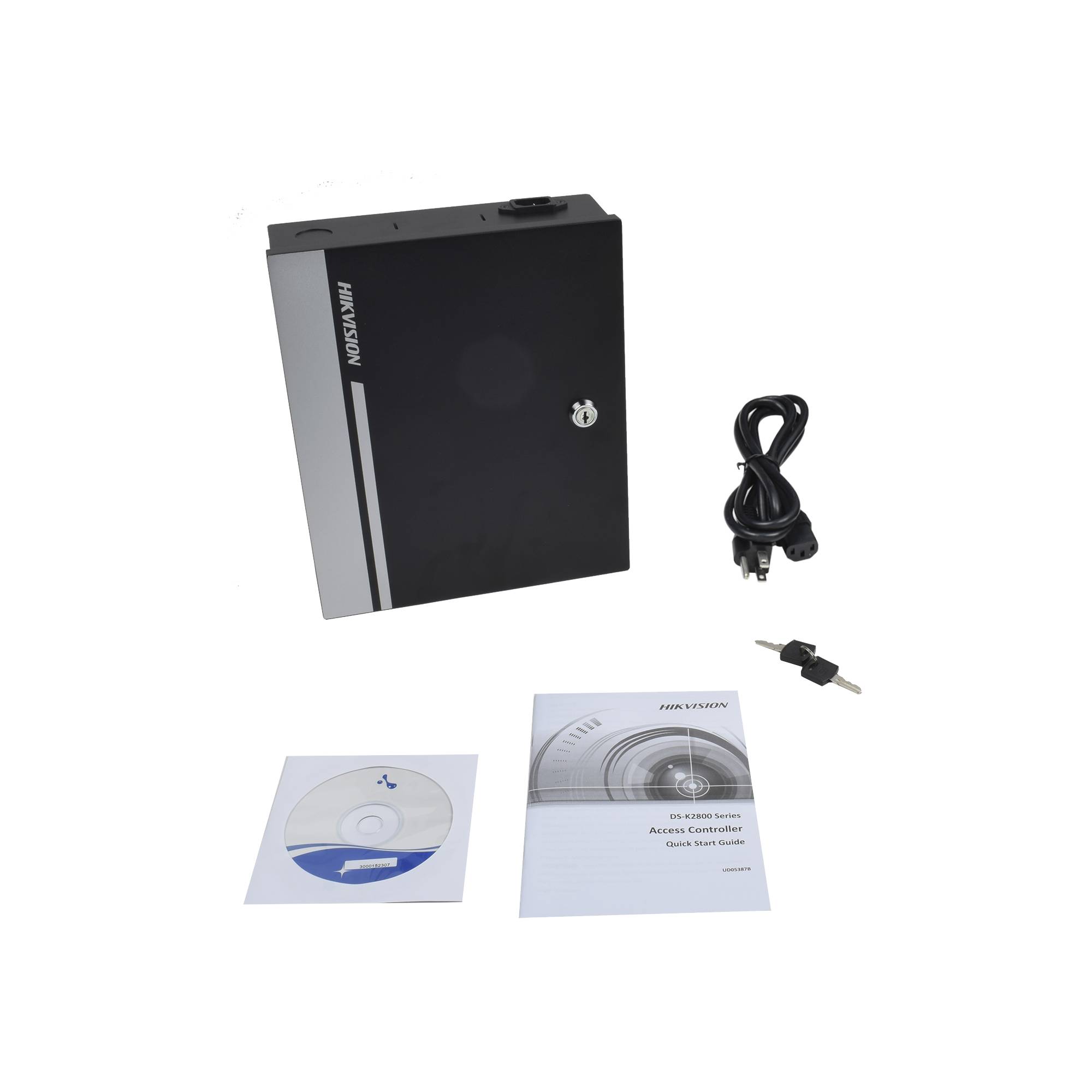 Hikvision DS-K2801, controlador de Acceso 1 Puerta y 2 Lectores, Administración Software FREE, 12Vcc/8A