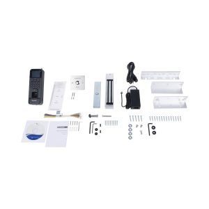 Kit Control de Acceso TODO INCLUIDO, Lector de Huellas 3,000 y Tarjetas 3,000, Compatible Hik-Connect para monitoreo remoto